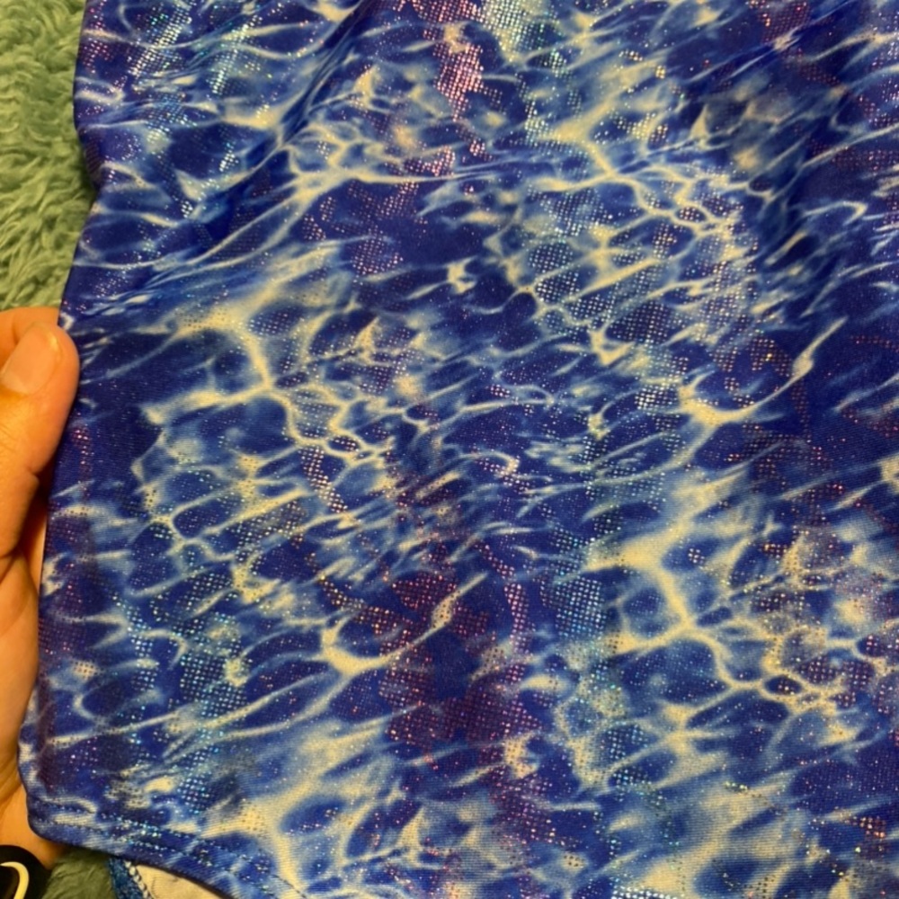 Girls leotard and split skirt